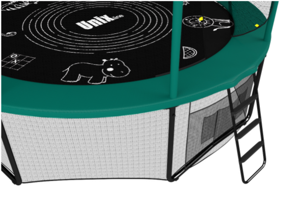 Батут UNIX line SUPREME GAME 10 ft (green) Батут UNIX line SUPREME GAME 10 ft (green)